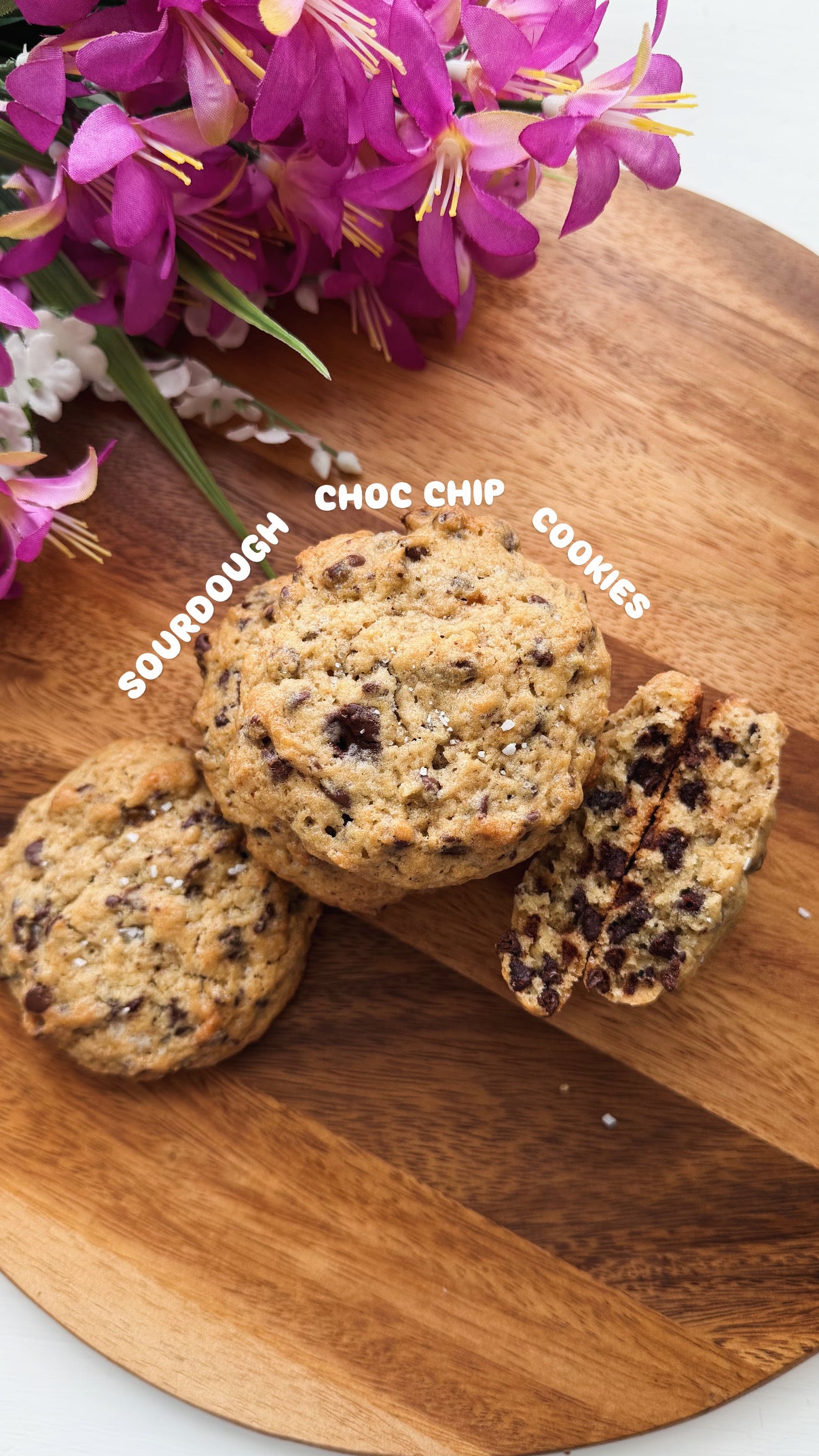 Sourdough Chocolate Chip Cookies