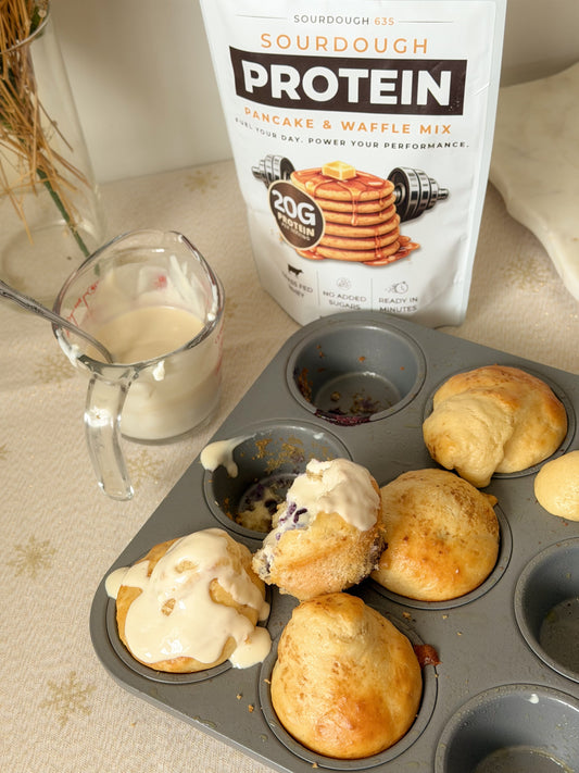 High-Protein Blueberry Muffin Recipe