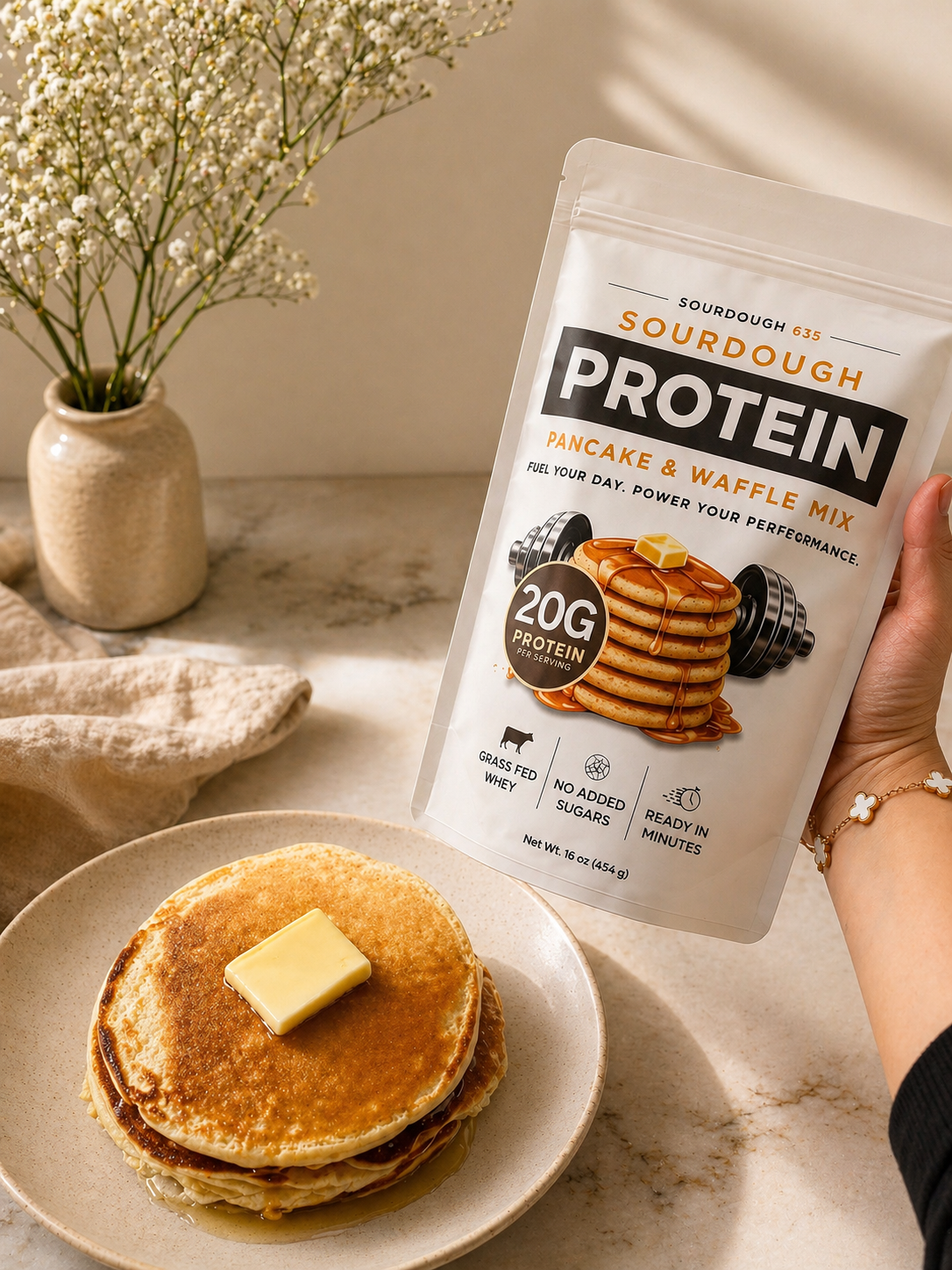 Sourdough Protein Pancake & Waffle Mix