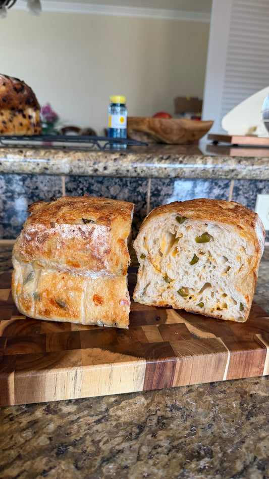 Jalapeño Cheddar Sourdough - 06/13 PICKUP ONLY