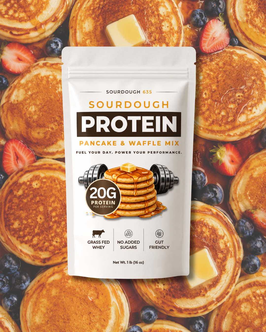 Sourdough Protein Pancake & Waffle Mix